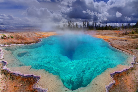 Photo:  Deep Blue Hole In Yellowstone 